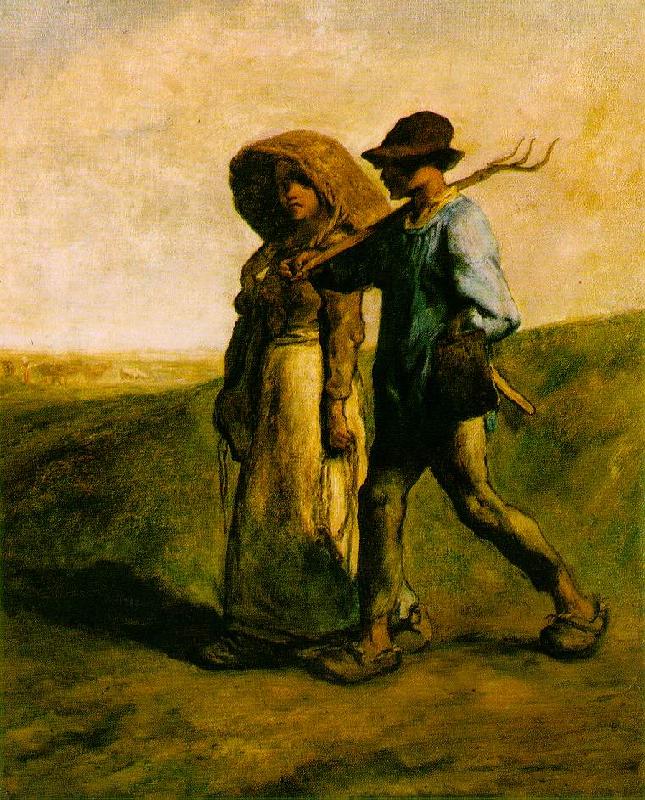 Jean-Franc Millet The Walk to Work oil painting picture